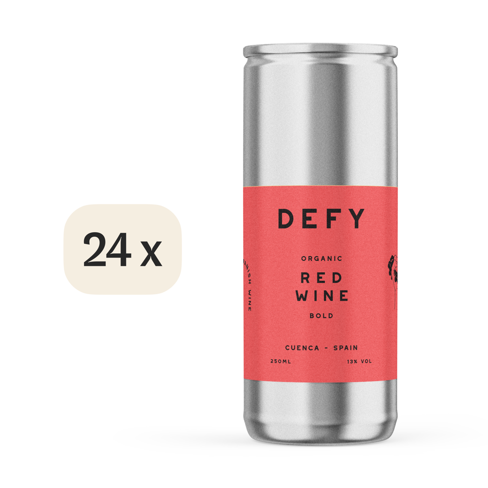 ORGANIC ITALIAN RED WINE 24 Pack: DEFY Organic Italien Red Wine