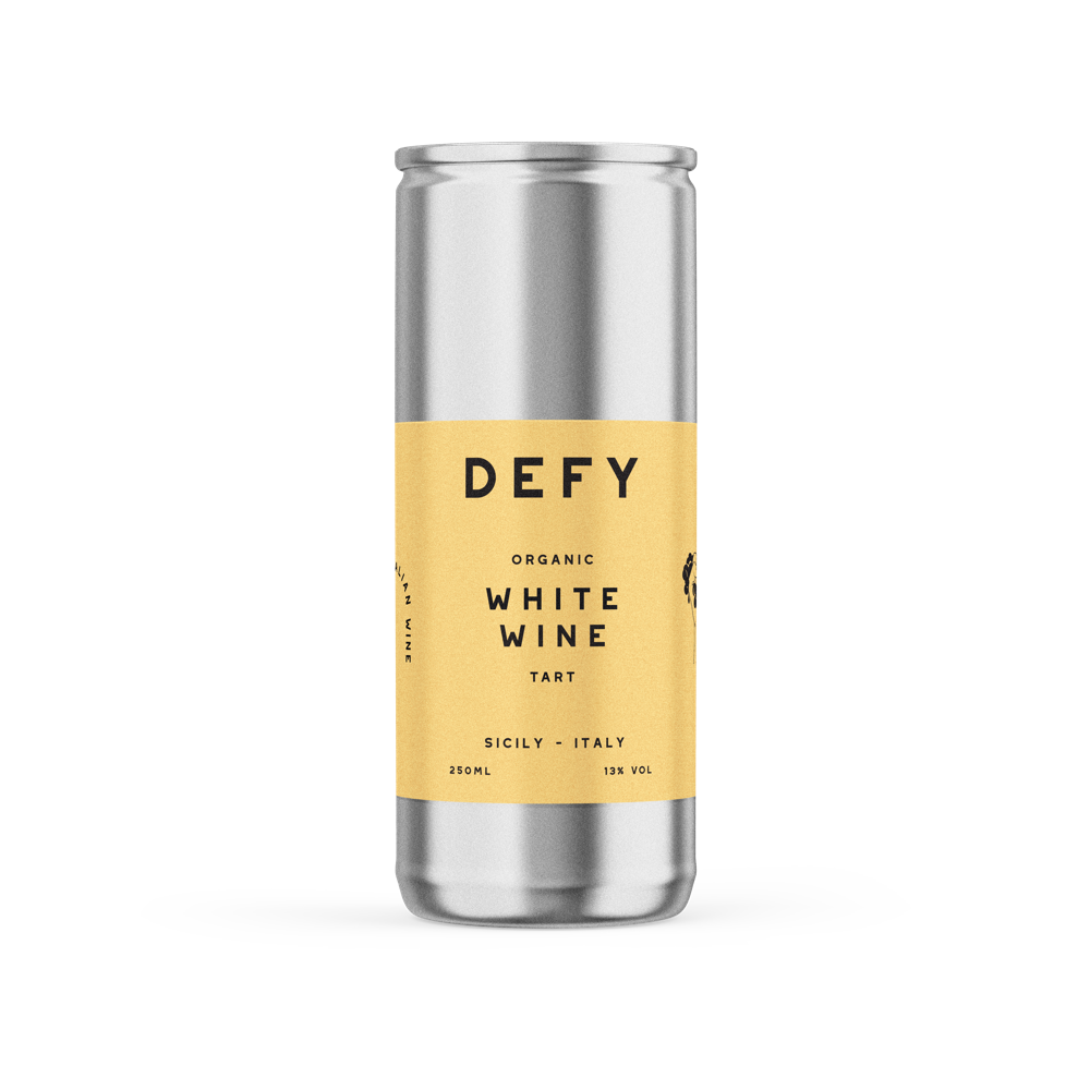 ORGANIC ITALIAN WHITE WINE 24 Pack: DEFY Organic Italien White Wine