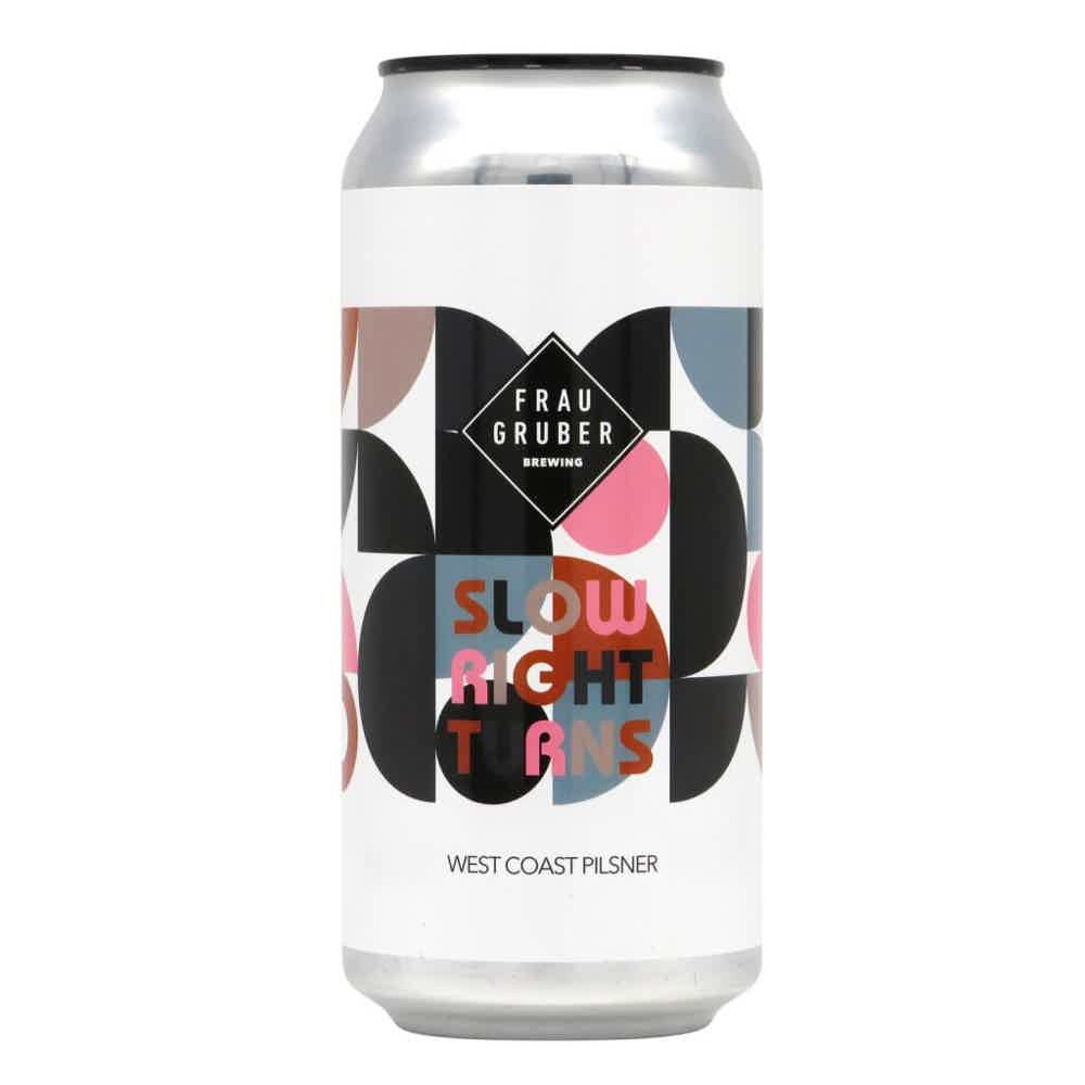 FrauGruber Slow Right Turns West Coast Pilsner 0,44l 5.2% 0.44L, Beer
