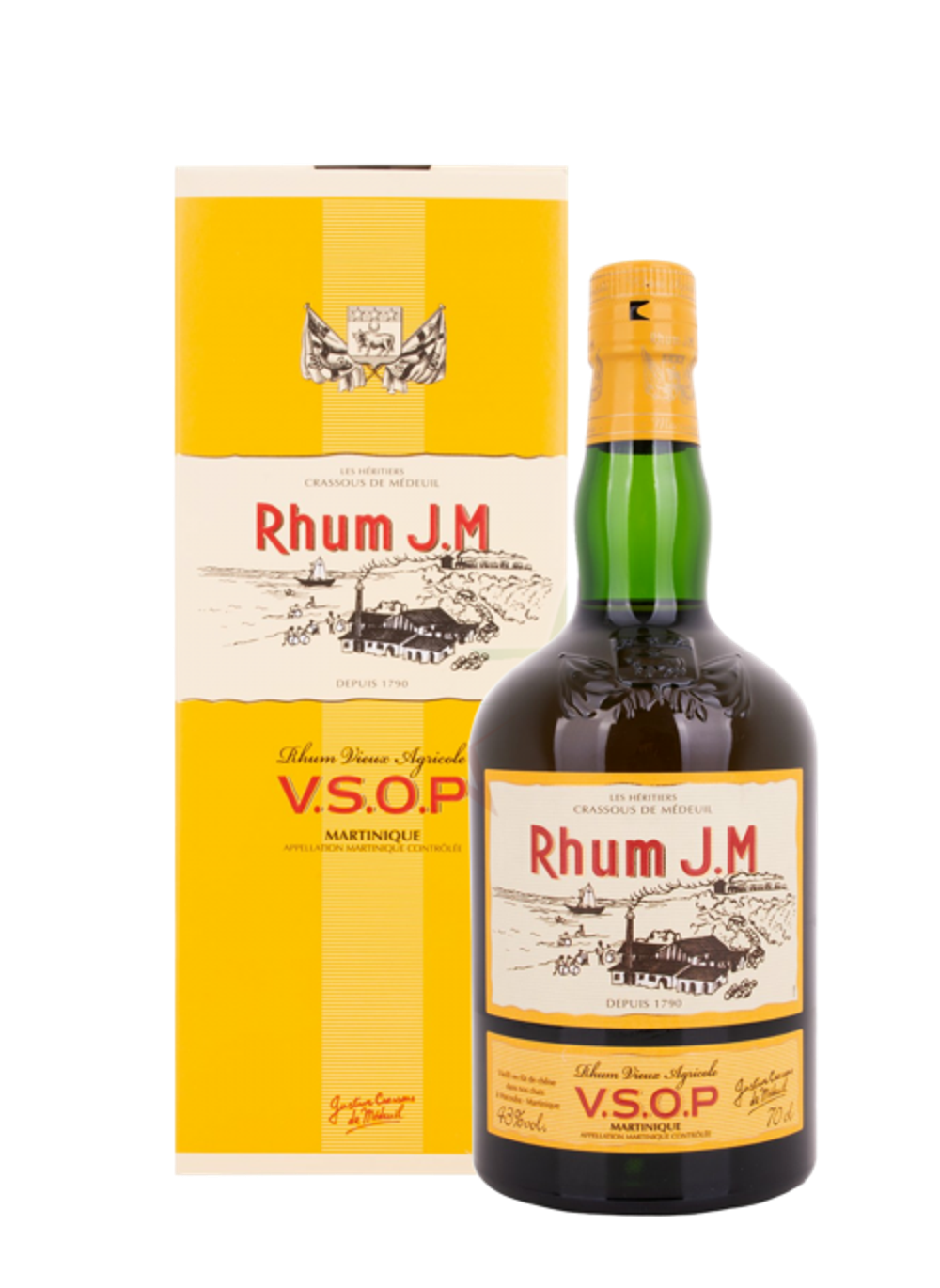 Rhum J.M VSOP 43.0% 0.7L, Spirits