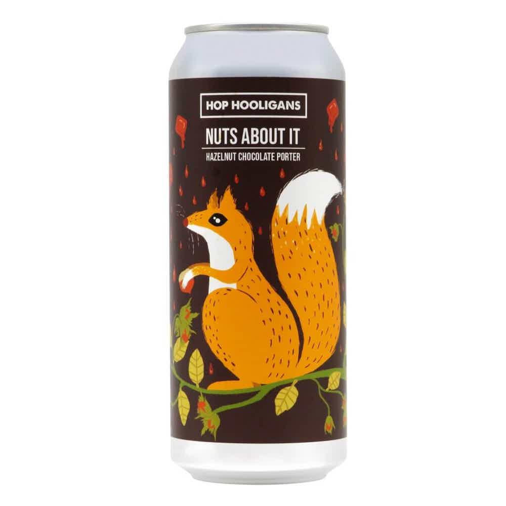 Hop Holligans Nuts About It Hazelnut & Chocolate Porter 0,5l 6.0% 0.5L, Beer