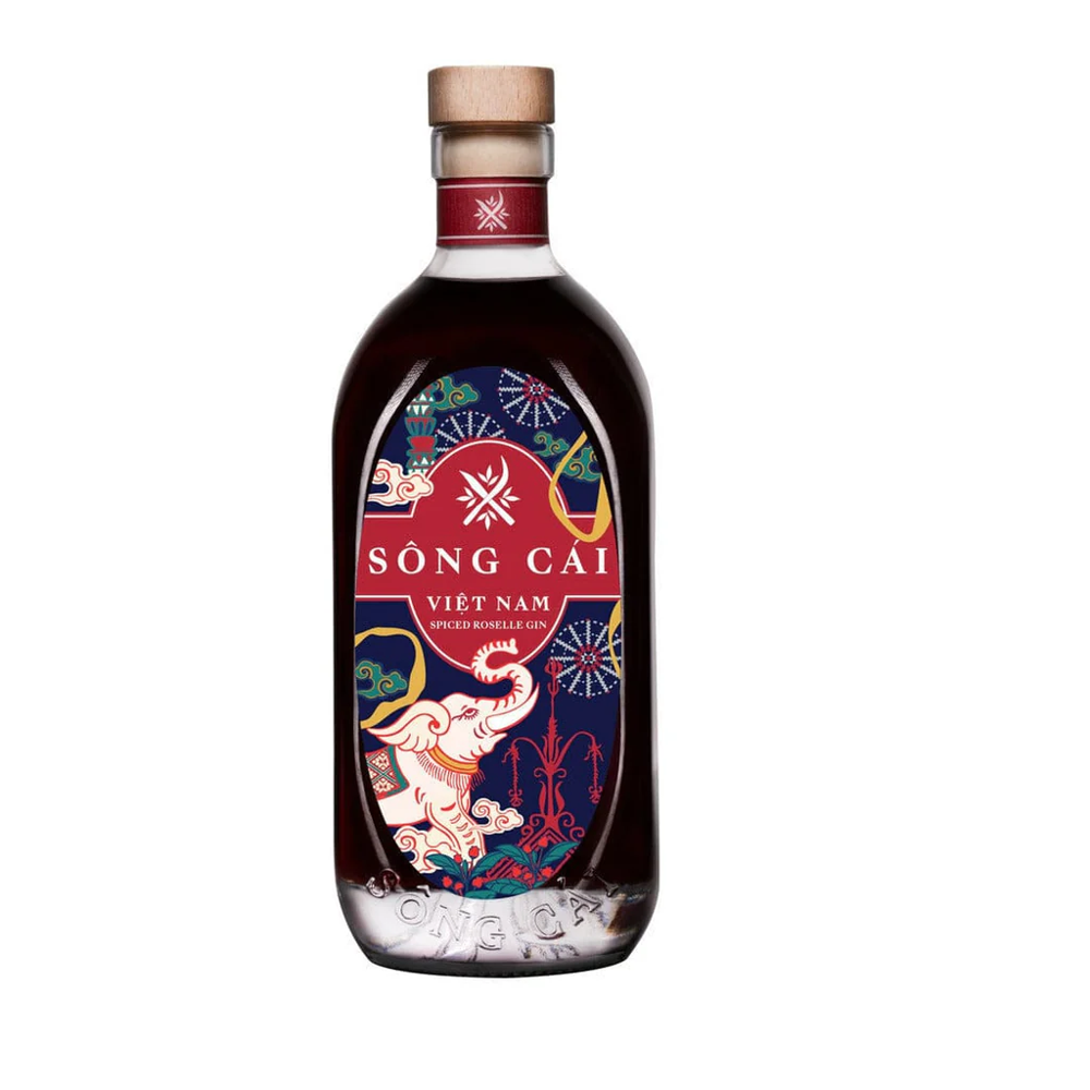 Song Cai Spiced Roselle Flavored Gin 32.5% 0.7L, Spirits