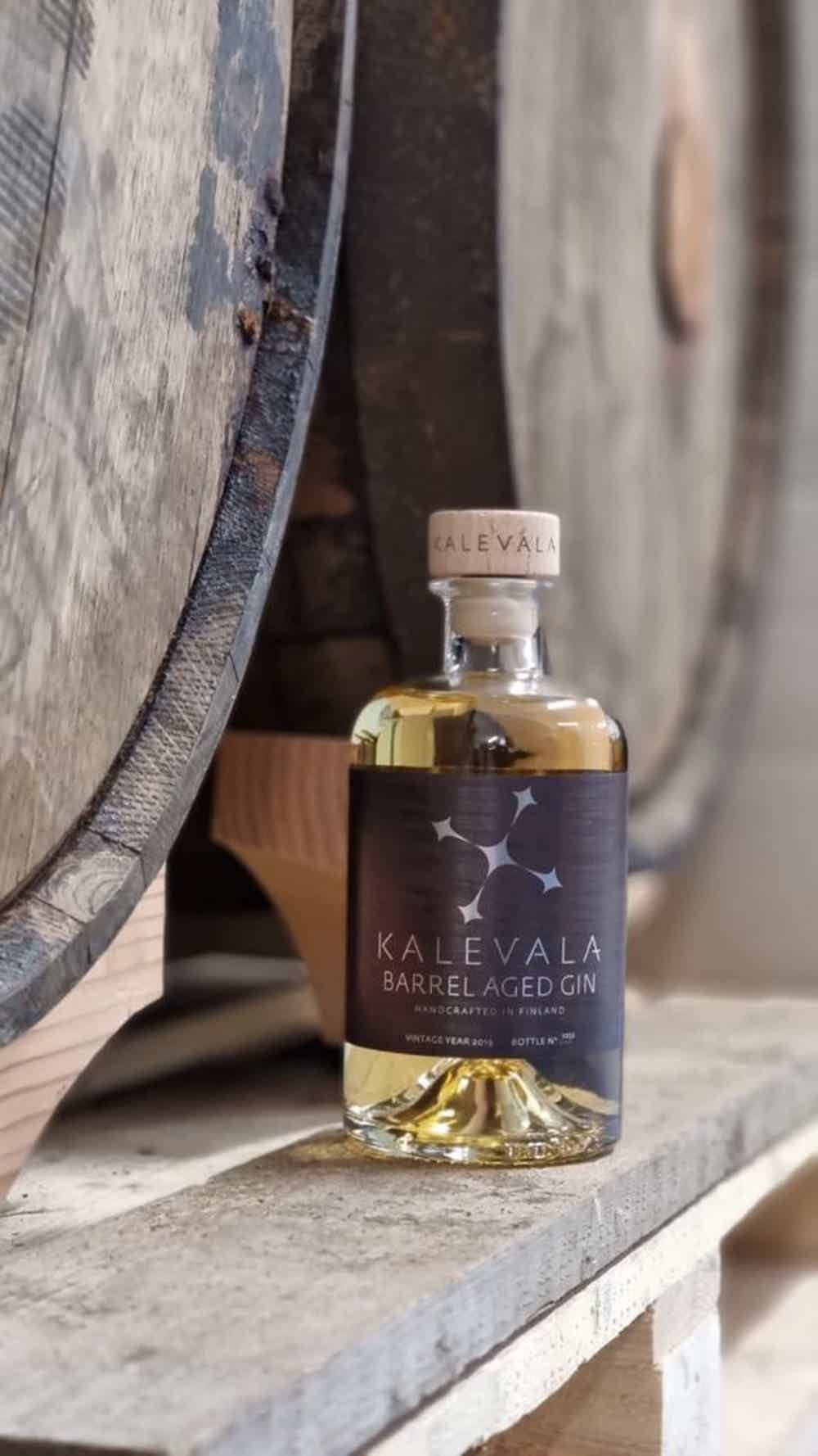 Kalevala Barrel Aged Gin (0.5L, 40.9% ABV) 40.9% 0.5L, Spirits