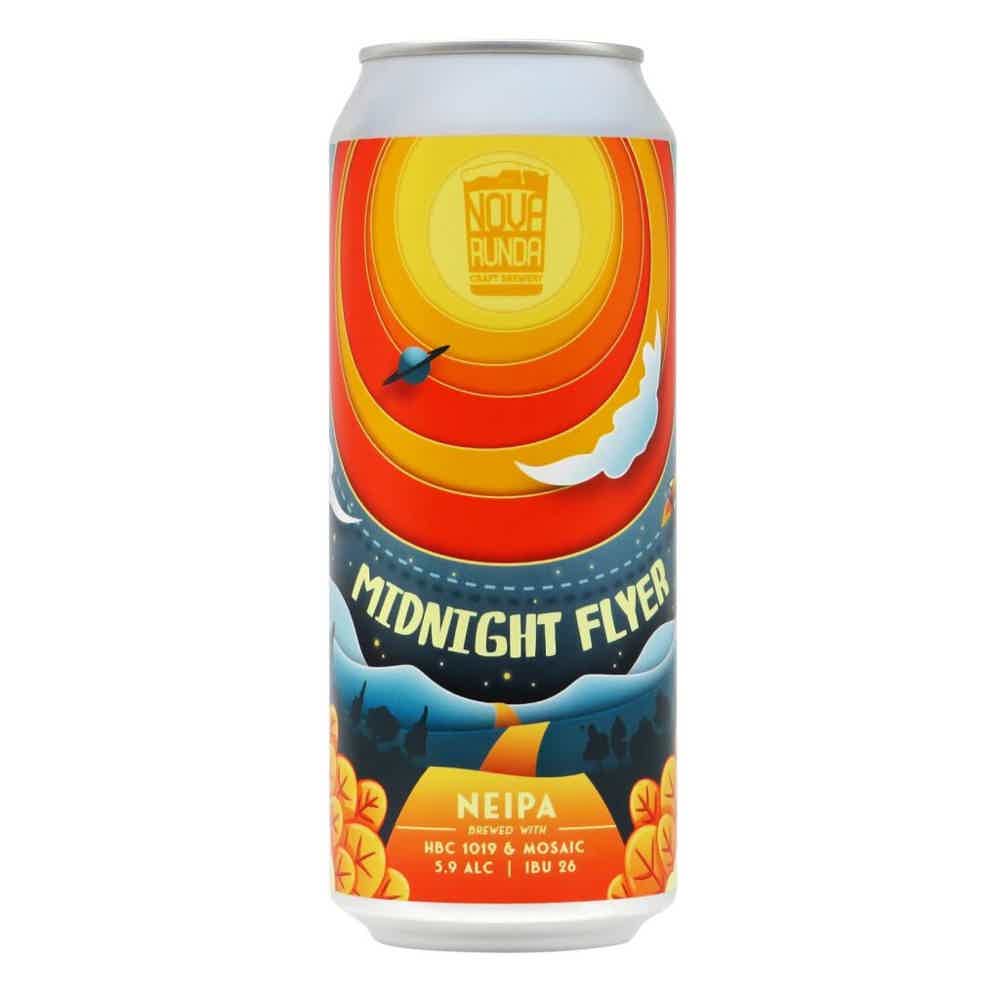 Nova Runda Midnight Flyer NEIPA 0,5l 5.9% 0.5L, Beer