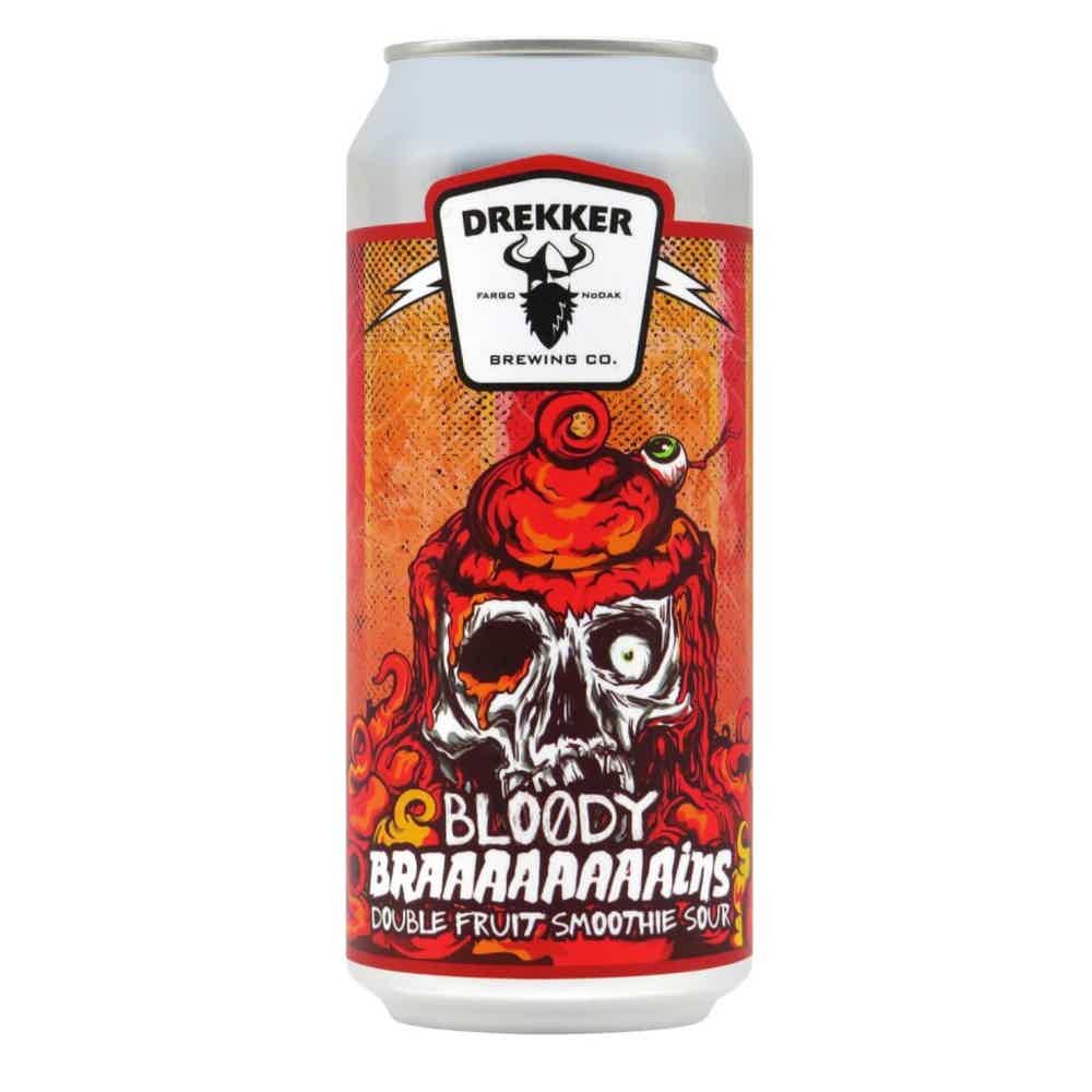 Drekker Bloody Braaaaaaaains Double Fruit Smoothie Sour 0,473l 6.2% 0.473L, Beer