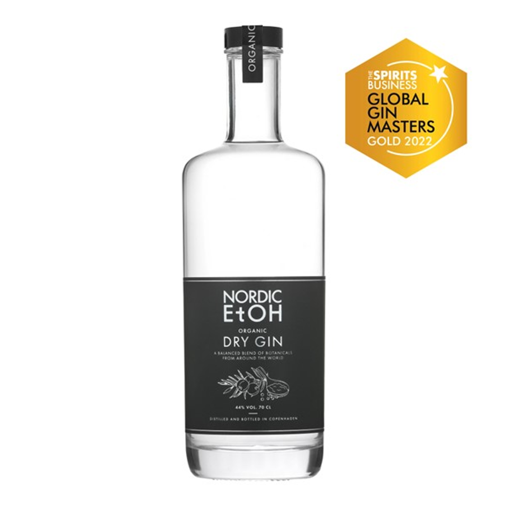 Nordic EtOH Organic Dry Gin - Black Edition 44.0% 0.7L, Spirits