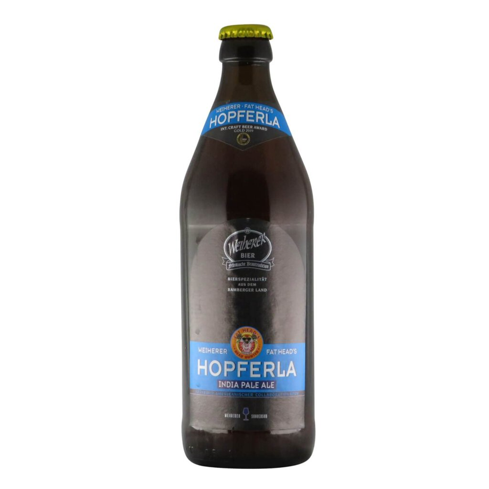Weiherer/Fat Head's Hopferla IPA 0,5l 7.5% 0.5L, Beer