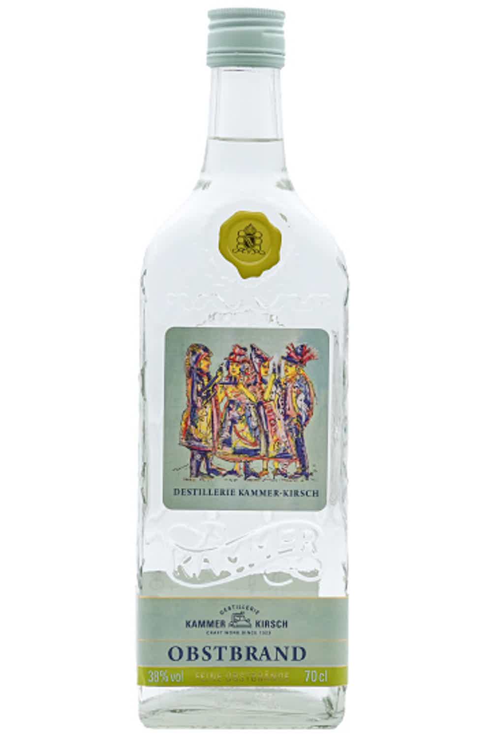 Obstbrand (Fruit Brandy distilled from apples and pears) 38.0% 0.7L, Spirits