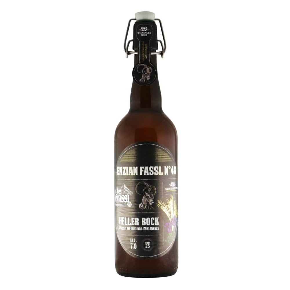 Wieninger x Grassl Enzian Fassl No 48 Heller Bock 0,75l 7.0% 0.75L, Beer