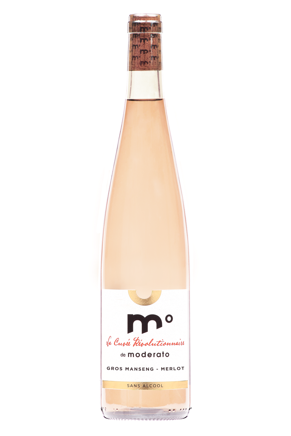 Moderato Révolutionnaire Rosé 0.5% 75 cl 0.5% 0.75L, Non alcohol