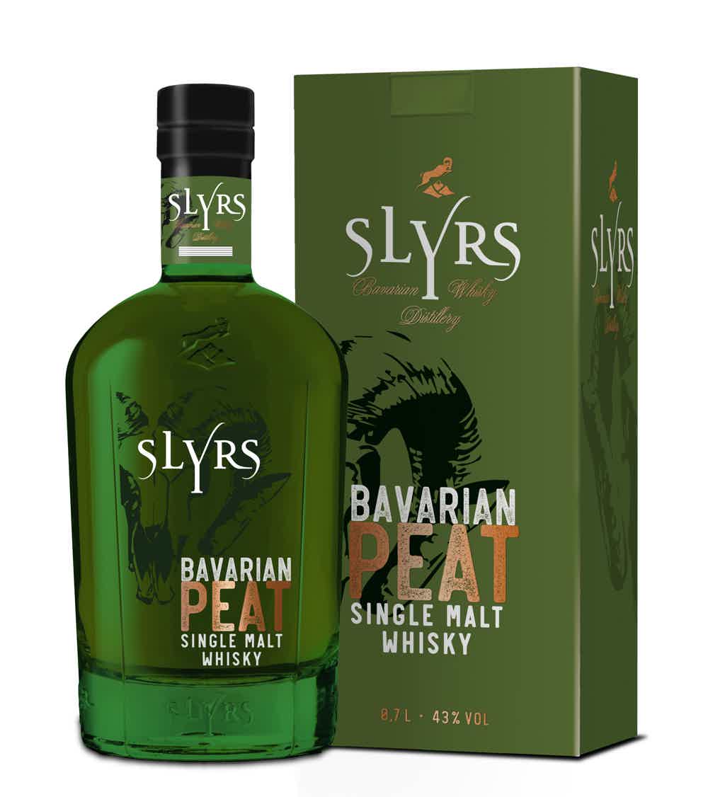 SLYRS Single Malt Whisky Bavarian PEAT 0,7L 43% vol. 43.0% 0.7L, Spirits