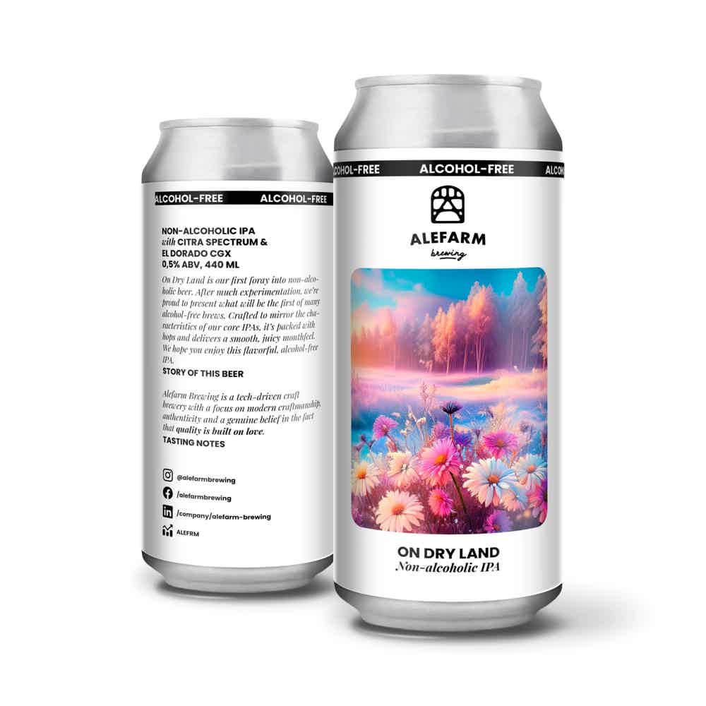 Nolo Collective - Alefarm On Dry Land 0.5% 0.44L, Non alcohol