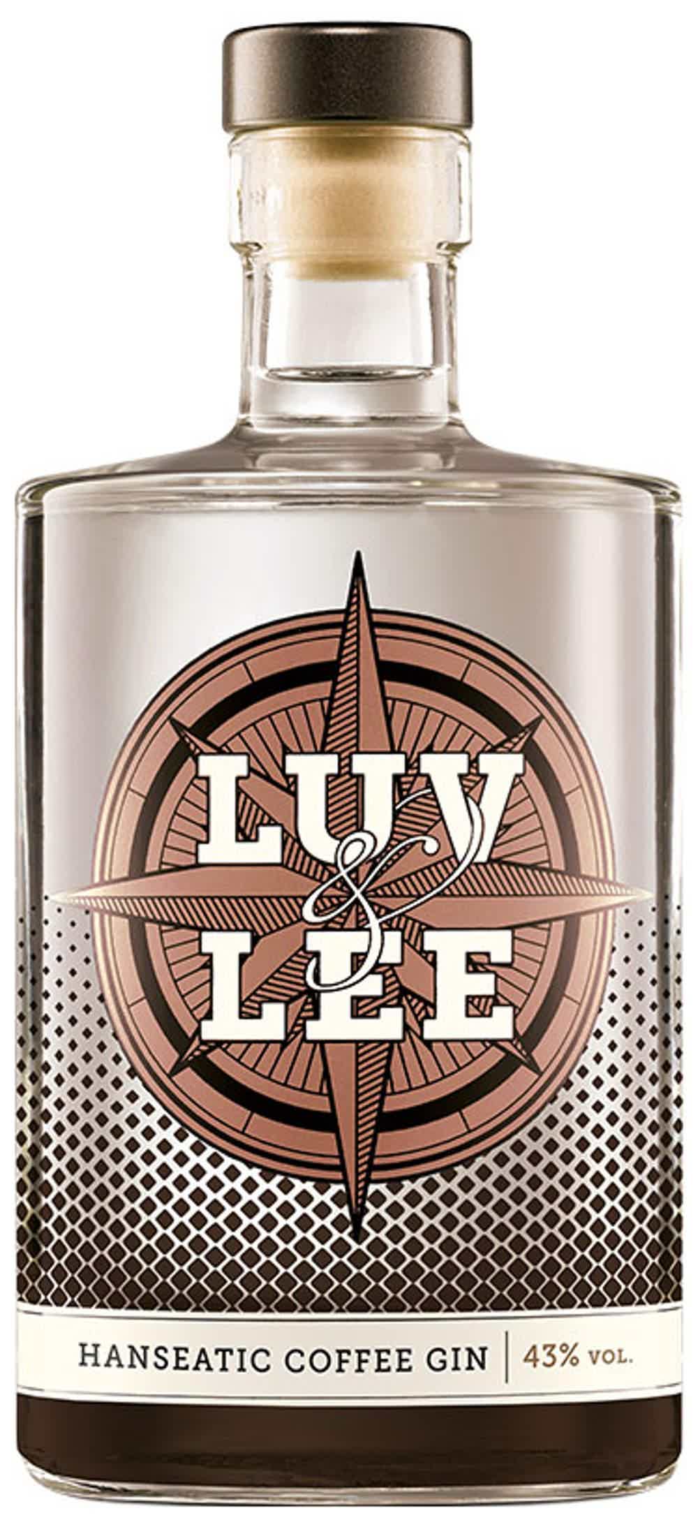LUV & LEE COFFEE GIN 43.0% 0.5L, Spirits