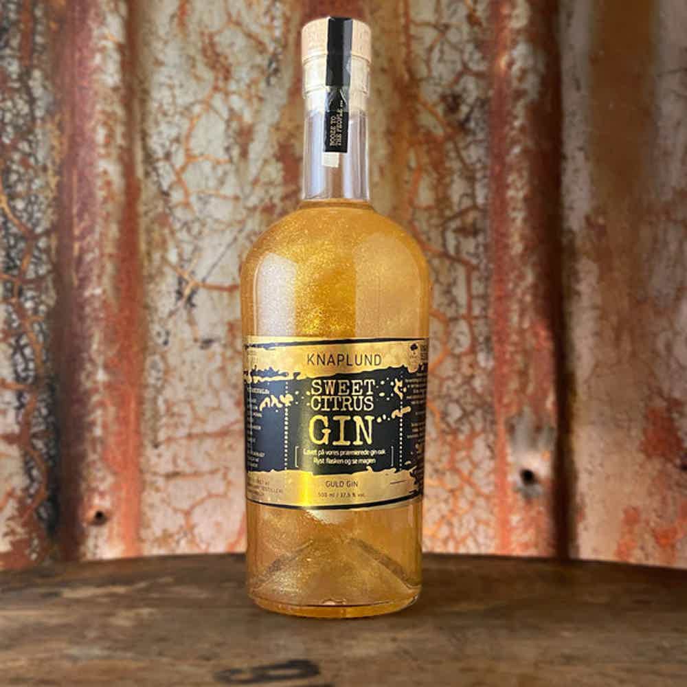 Knaplund Gin | Sweet Citrus w/Gold 37,5% 37.5% 0.5L, Spirits