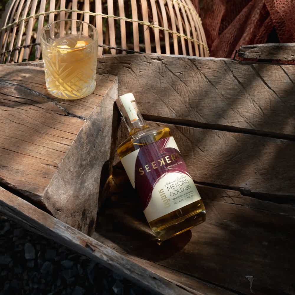 SEEKERS MEKONG GOLD GIN 41.3% 0.7L, Spirits