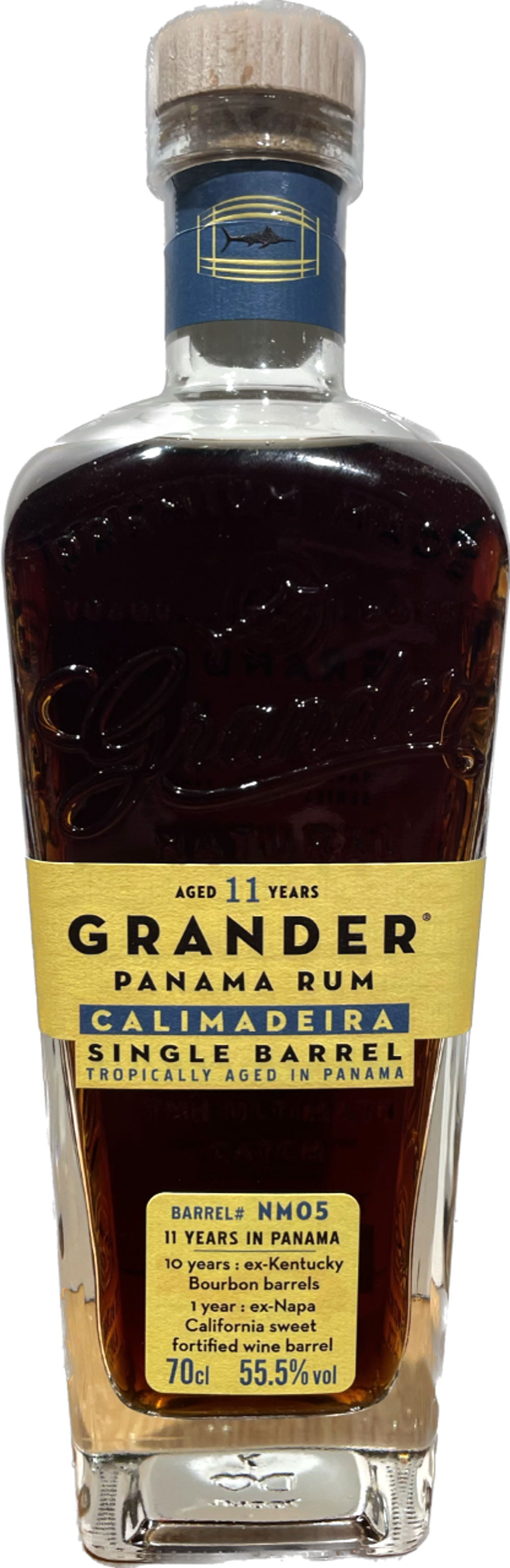 Grander Rum 11yo Barrel NM05 55.5% 0.7L, Spirits