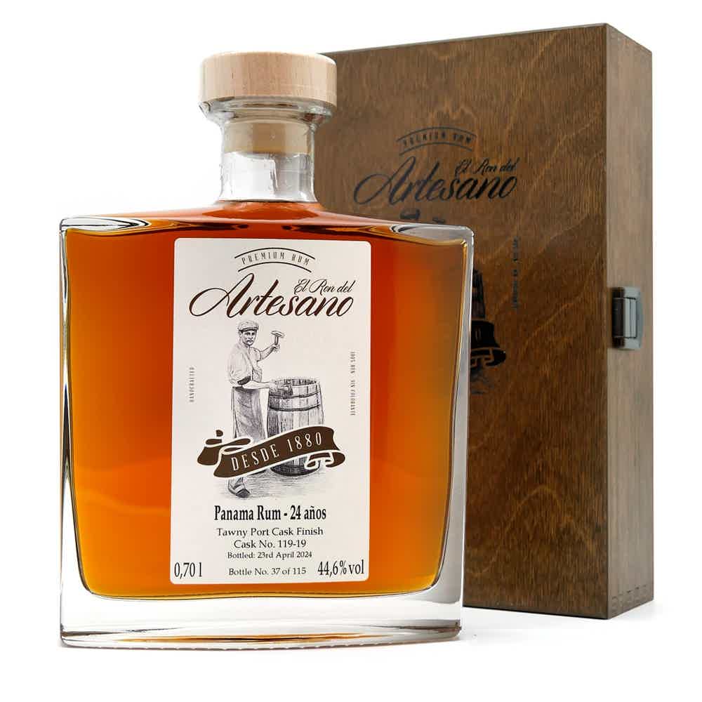 24 años Tawny Cask Finish 44,6%vol. - Artesano Rum Panama 44.6% 0.7L, Spirits