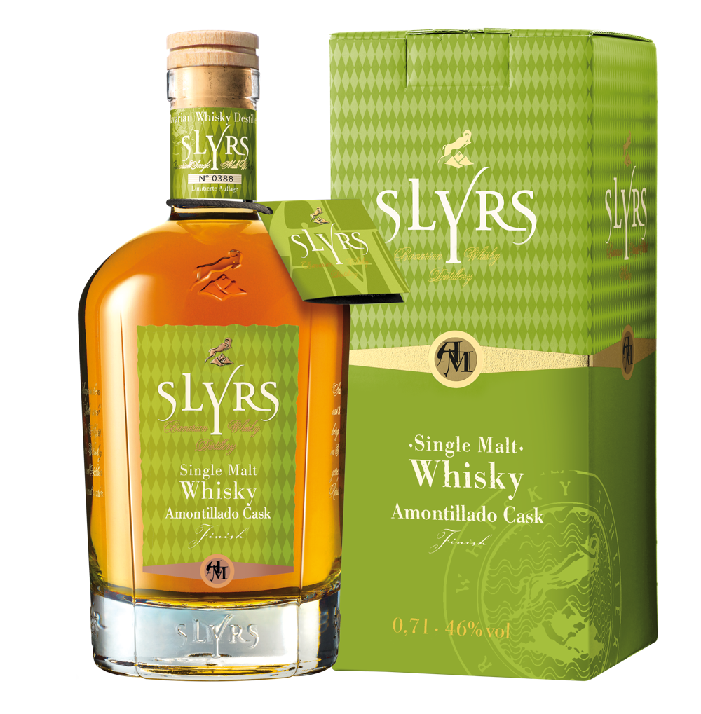 SLYRS Single Malt Whisky Amontillado Cask Finish 46% vol. 46.0% 0.7L, Spirits