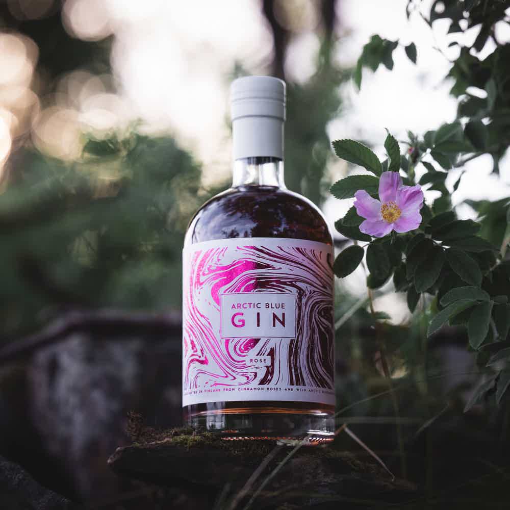 Arctic Blue Gin Rose 37,5% (with Giftbox) 37.5% 0.5L, Spirits