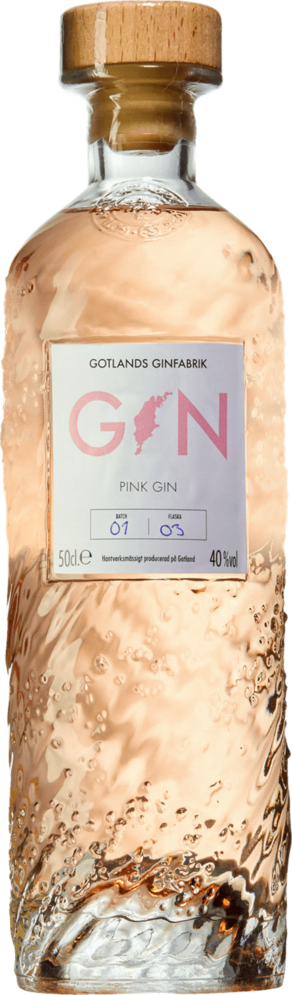 Gotlands Gin Fabrik Pink Gin 40.0% 0.5L, Spirits