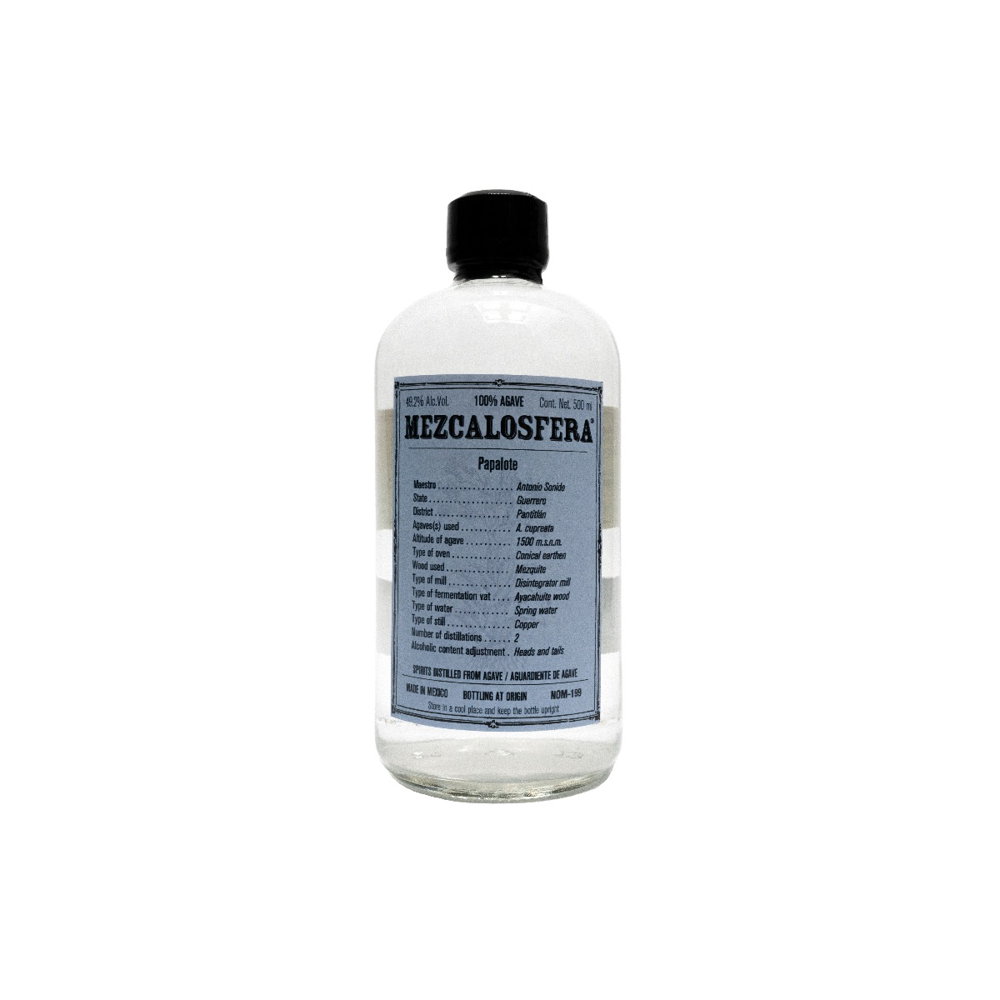 MEZCALOSFERA 2022 PAPALOTE - ANTONIO SONIDO | 500 ML 49.2% 0.5L, Spirits