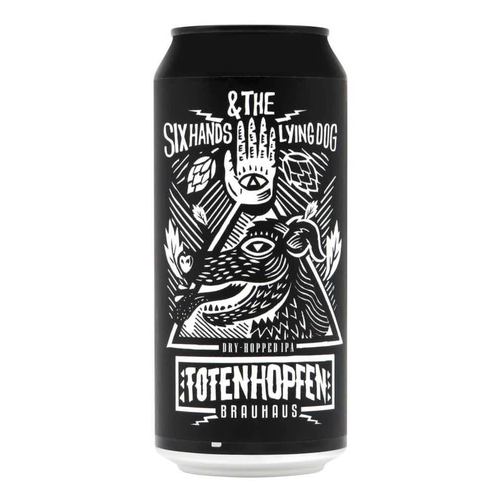 Totenhopfen Six Hands & The Lying Dog Dry-Hopped IPA 0,44l 6.7% 0.44L, Beer