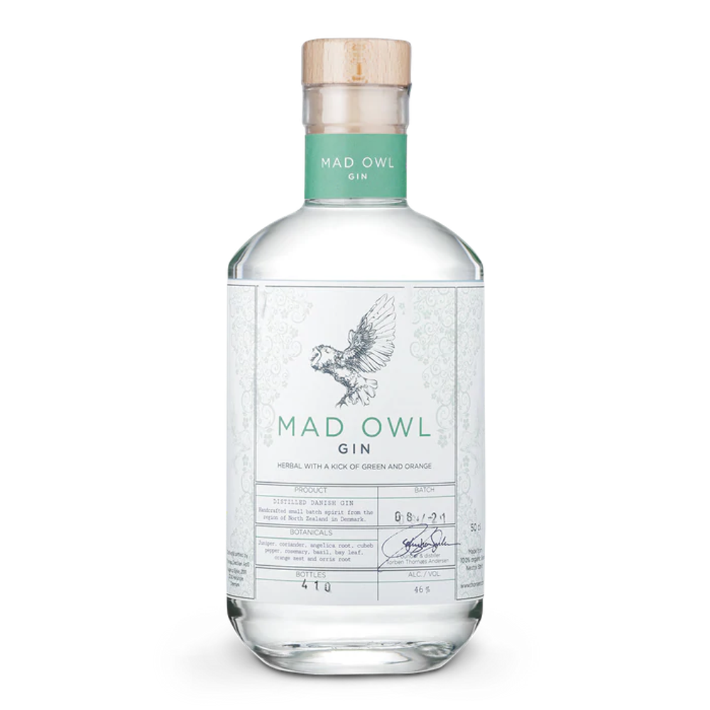 MAD OWL GIN - HERBAL 46.0% 0.5L, Spirits