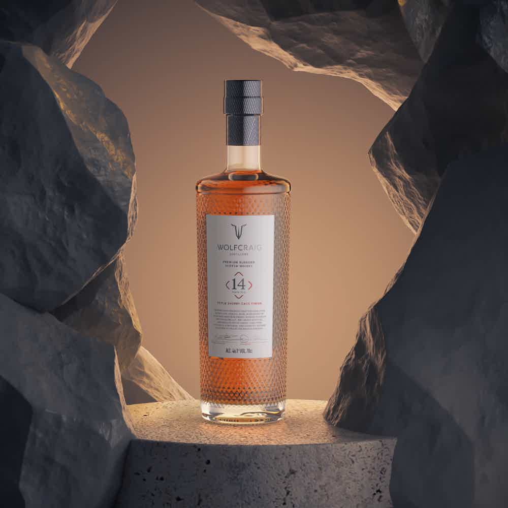 Wolfcraig 14 Year Old Deluxe Blend - Triple Sherry Cask Matured 46.1% 0.7L, Spirits