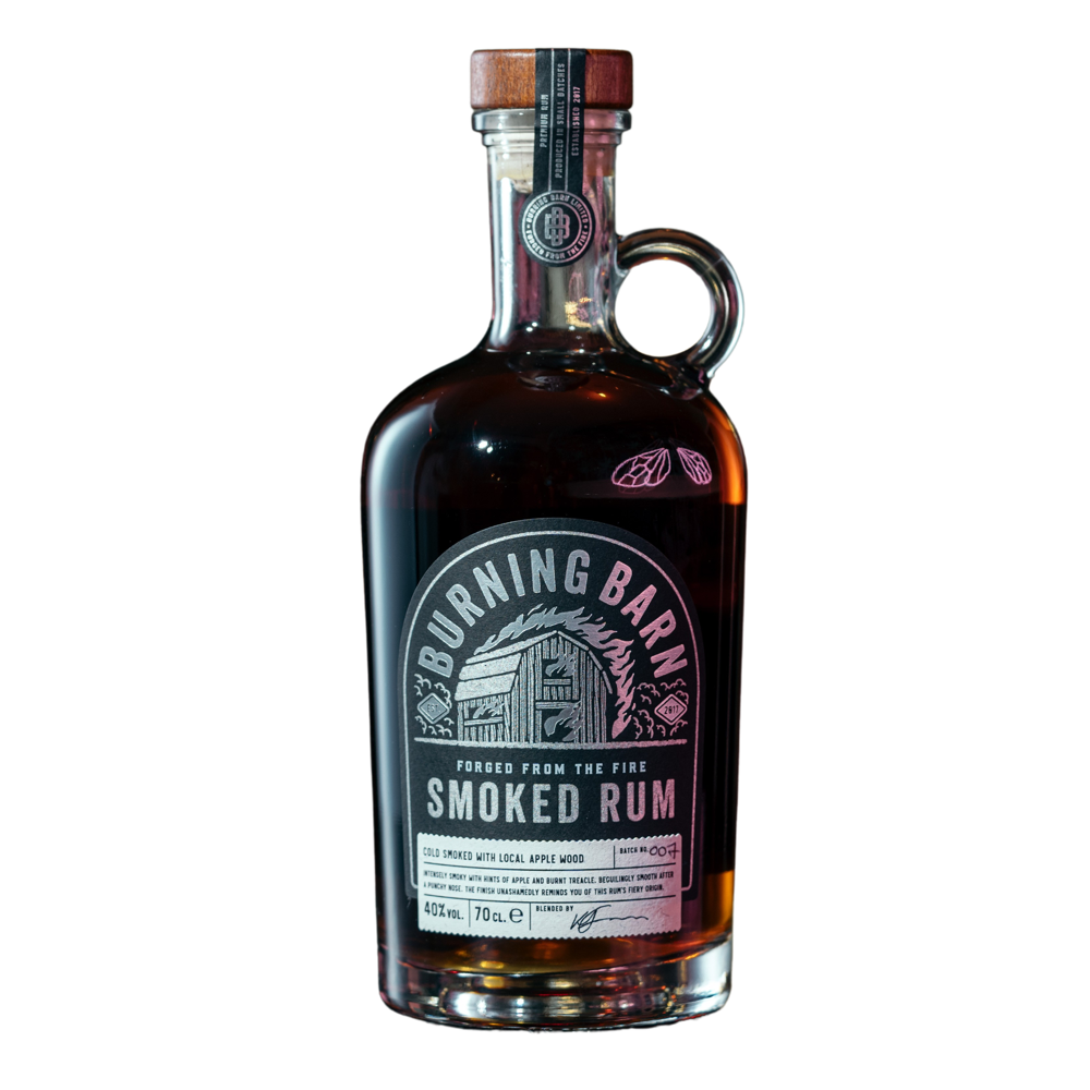 Burning Barn Smoked Rum 40.0% 0.7L, Spirits