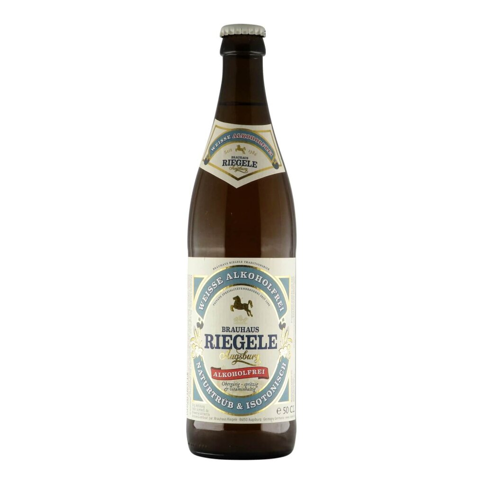 Riegele Weisse Alkoholfrei 0,5l 0.1% 0.5L, Beer