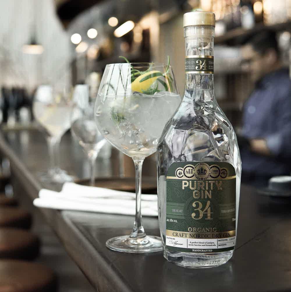 Purity London Dry Organic 34 Gin 700 ml 43.0% 0.7L, Spirits