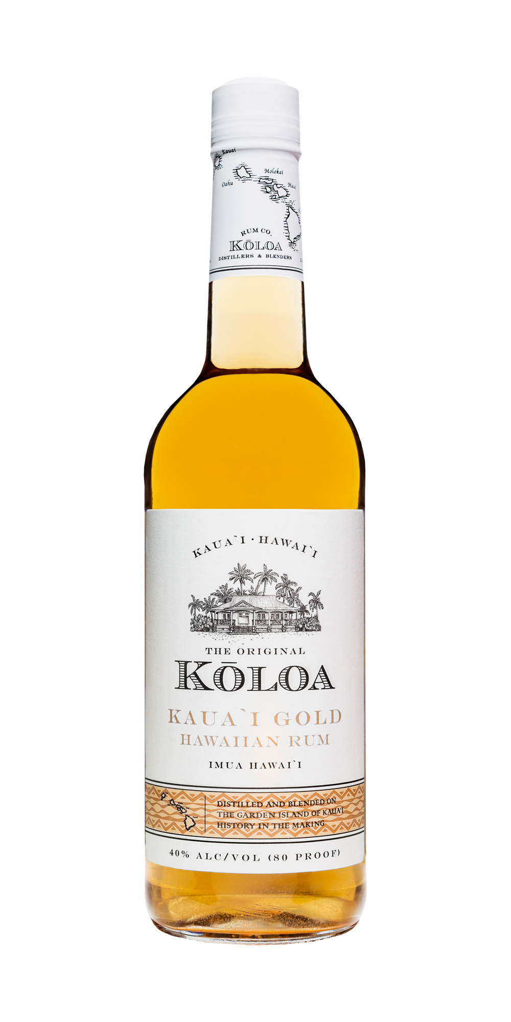 Koloa - Kaua'i Gold 40.0% 0.7L, Spirits