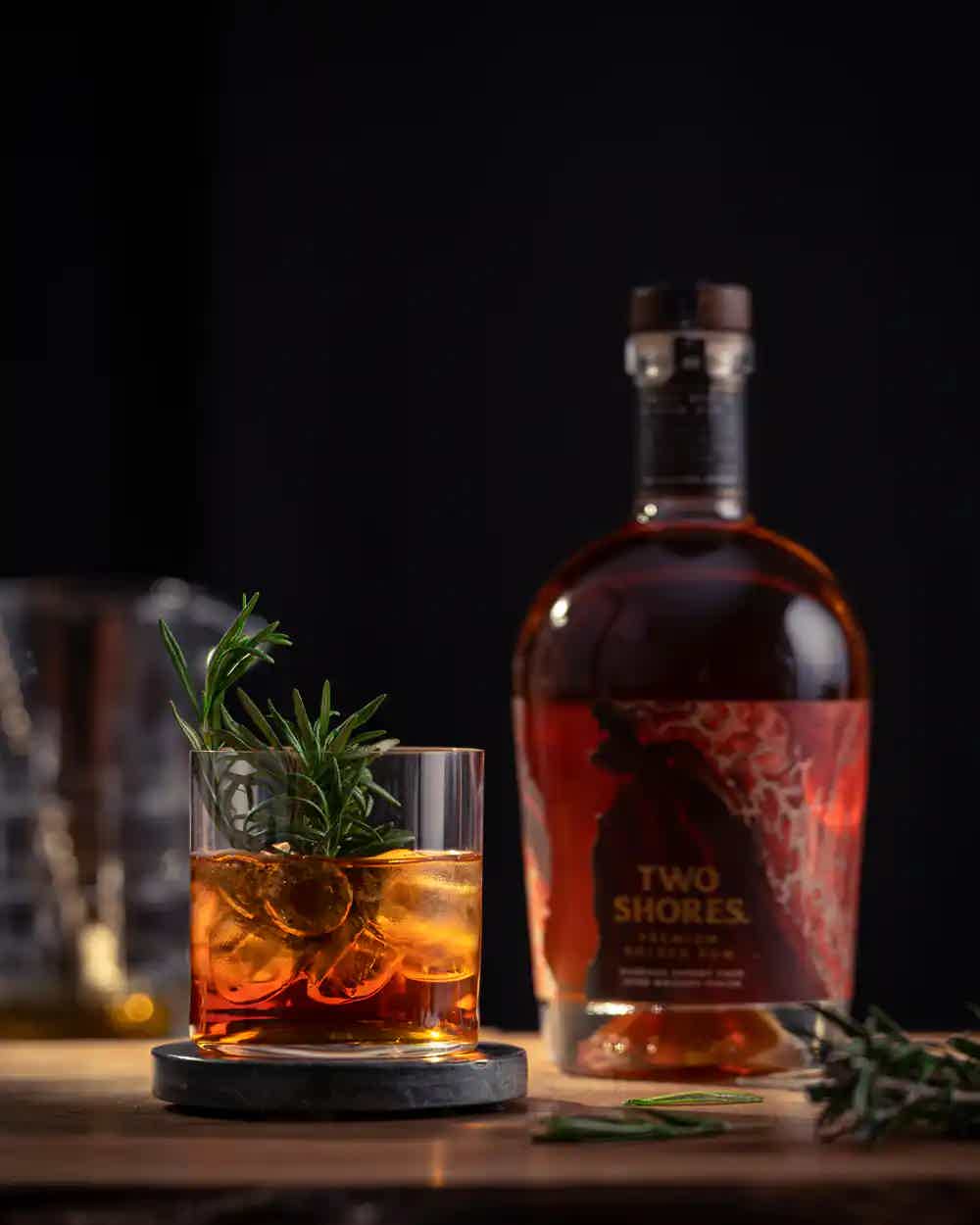 Two Shores Rum Oloroso Cask Irish Whiskey Finish 44.0% 0.7L, Spirits