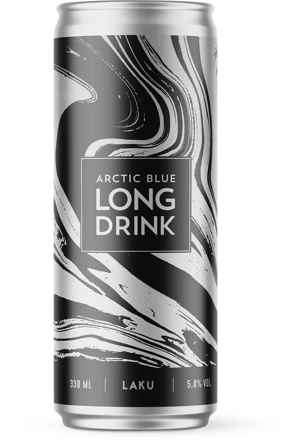 Arctic Blue Long Drink Laku 5% 330ml 5.0% 0.33L, Beer