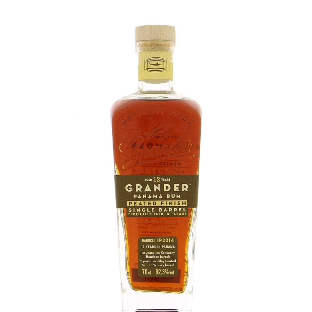 Grander Rum - 12y Peated Cask 63.0% 0.7L, Spirits
