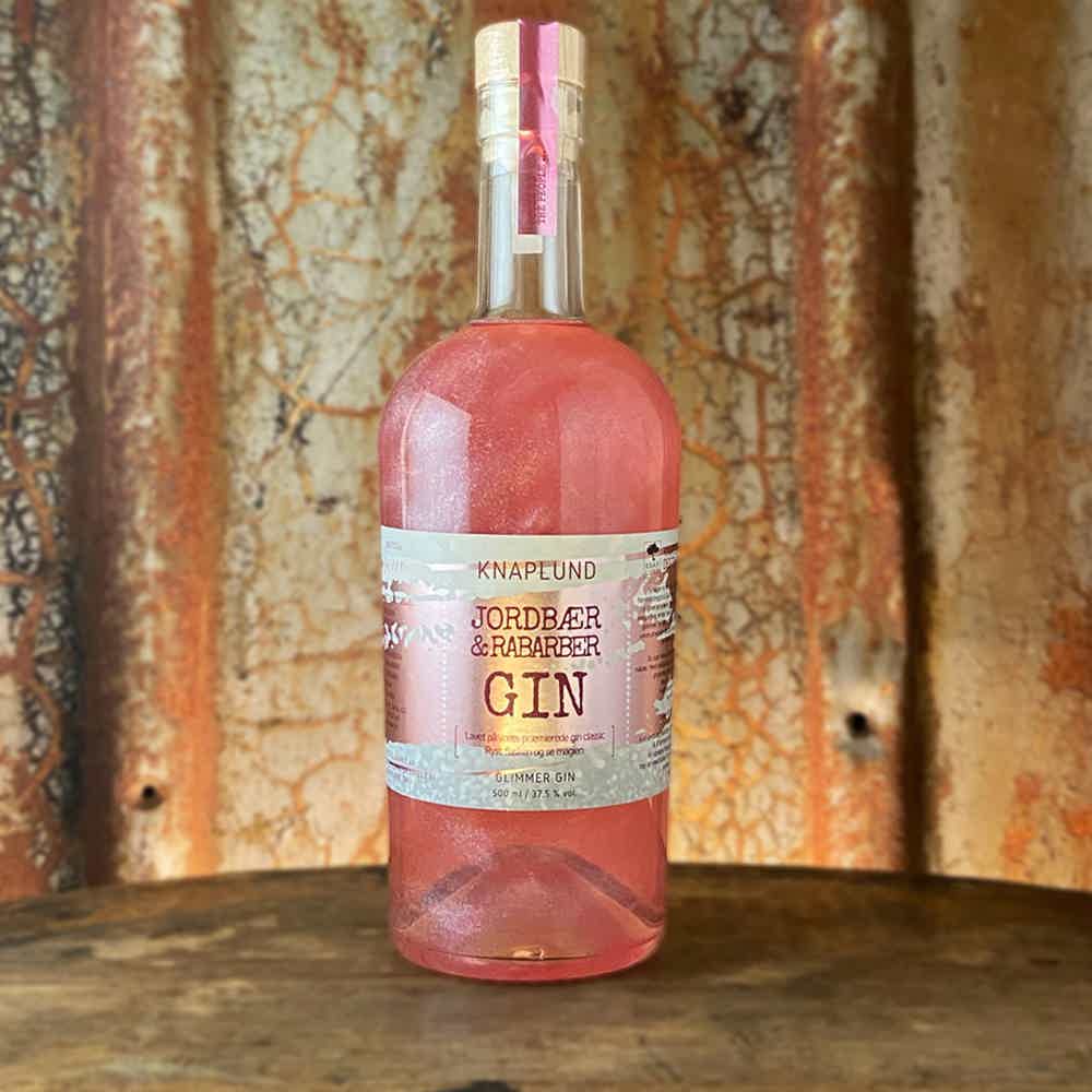 Knaplund Gin | Strawberry & Rhubarb w/Silver 37,5% 37.5% 0.5L, Spirits
