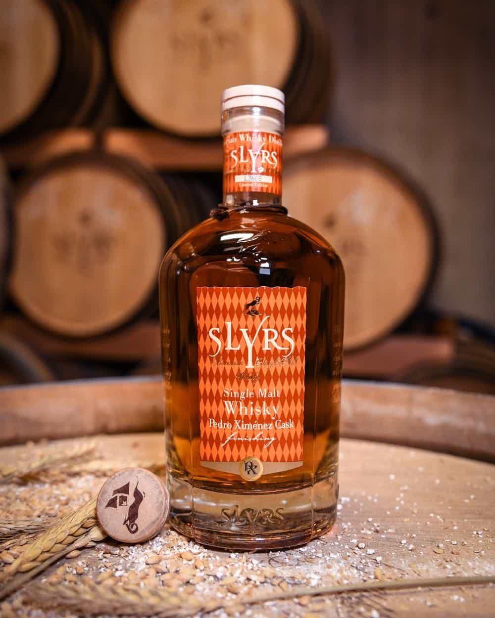 SLYRS Single Malt Whisky Pedro Ximénez Cask Finish 46% vol. 46.0% 0.7L, Spirits