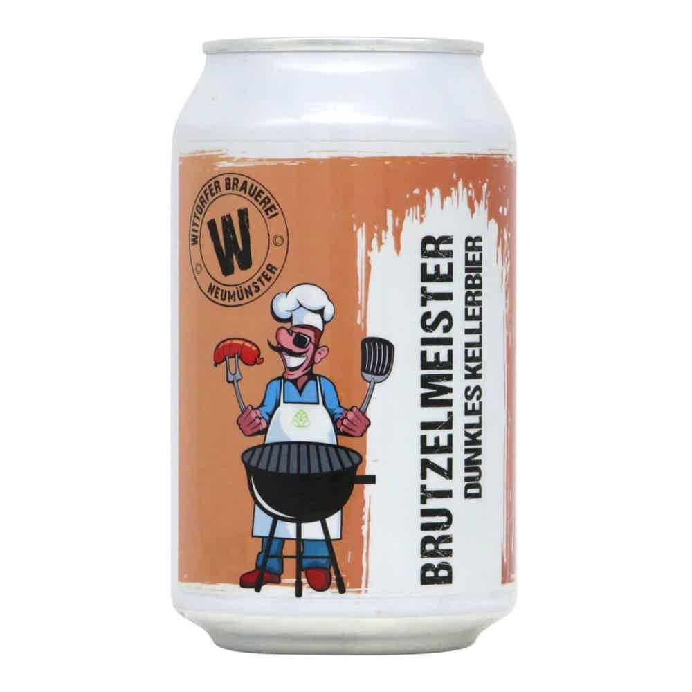 Wittorfer Brutzelmeister Dunkles Kellerbier 0,33l 5.2% 0.33L, Beer