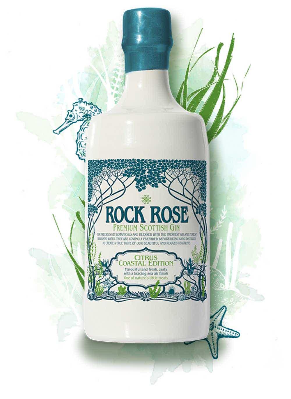 ROCK ROSE GIN CITRUS COASTAL EDITION 41.5% 0.7L, Spirits
