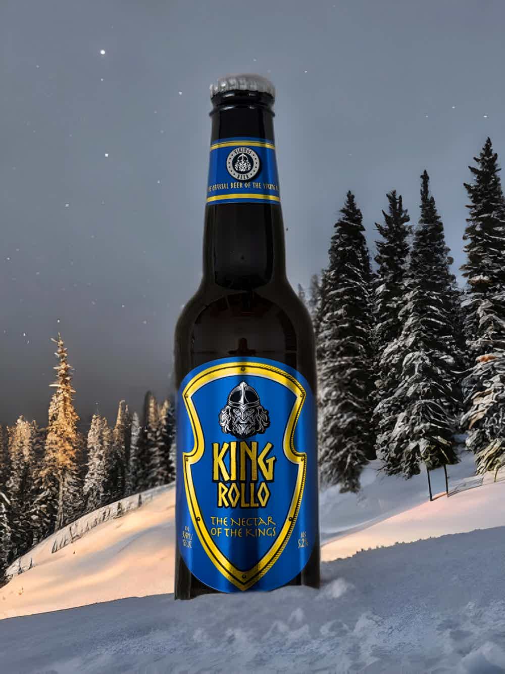 Beer King Rollo unfiltered 5,2%  0,33 l 5.2% 0.33L, Beer
