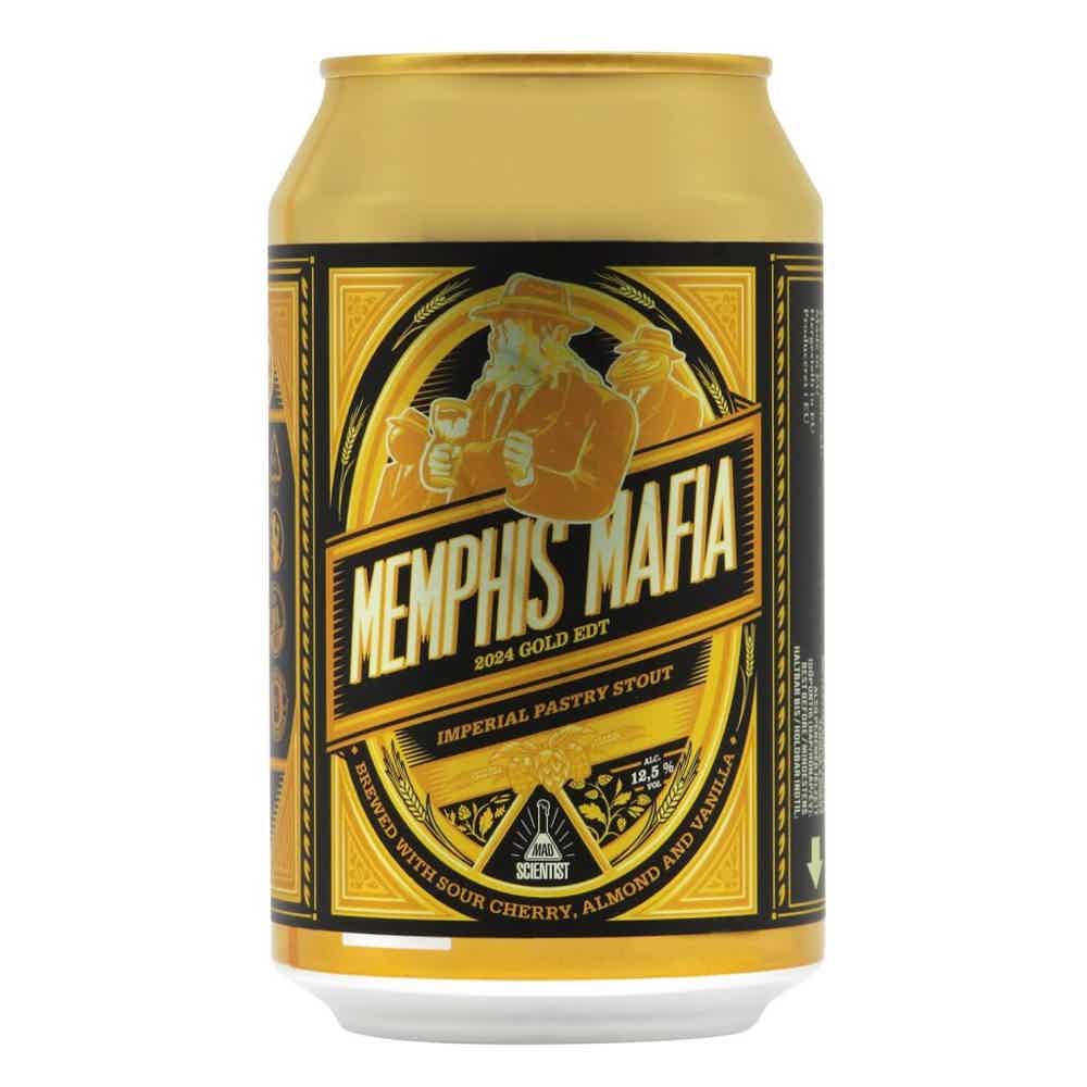 Mad Scientist Memphis Mafia 2024 Gold EDT Imperial Pastry Stout 0,33l 12.5% 0.33L, Beer