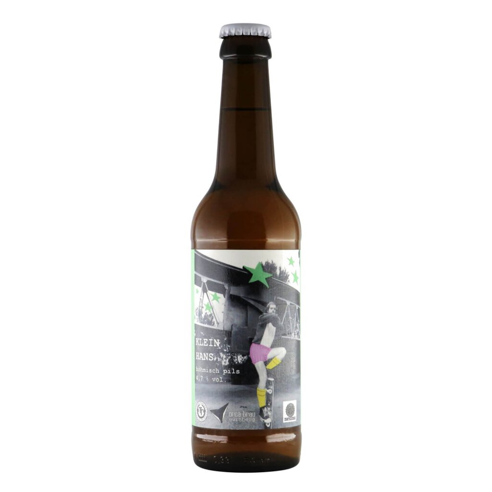 Orca Brau Klein Hans Böhmisch Pils 0,33l 4.7% 0.33L, Beer