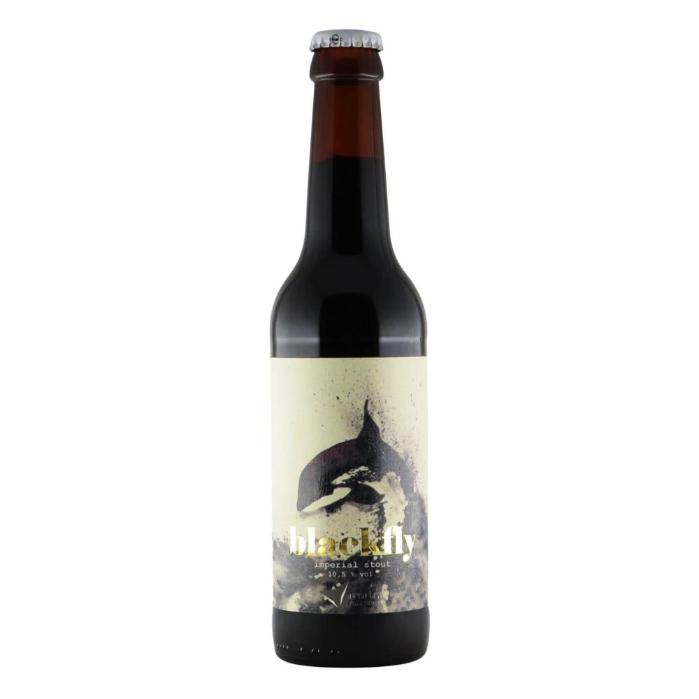 Orca Brau Blackfly Imperial Stout Jahrgang 23 0,33l 10.5% 0.33L, Beer