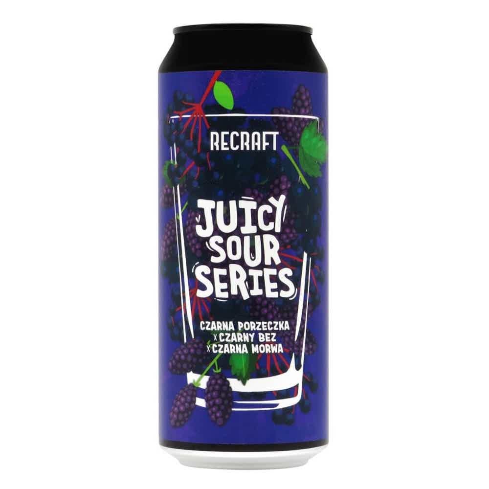 ReCraft Juicy Sour Series: Czarna Porzeczka, Czarny Bez, Czarna Morwa 0,5l 3.7% 0.5L, Beer