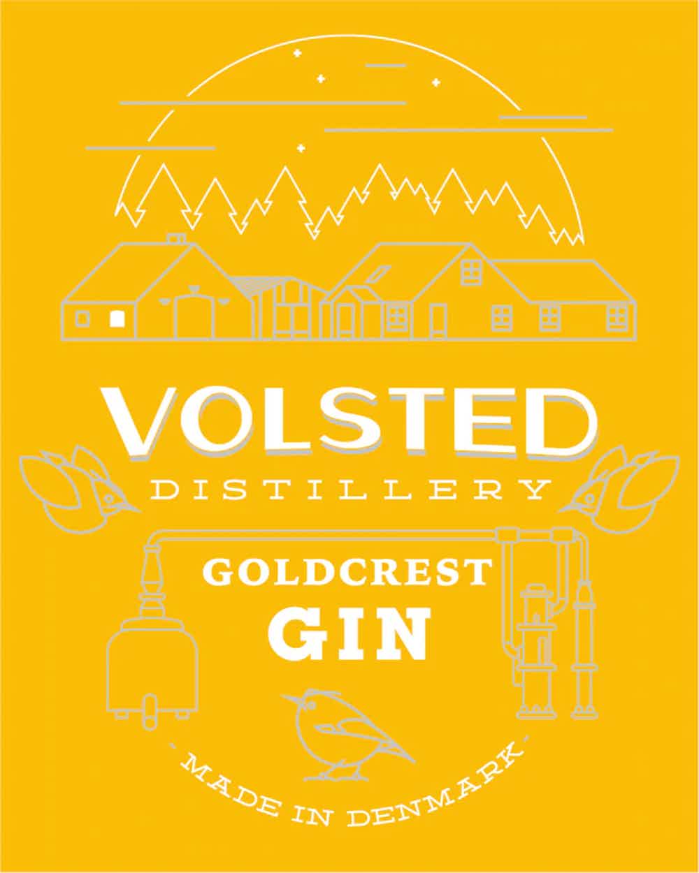 Goldcrest Gin Volsted Distillery