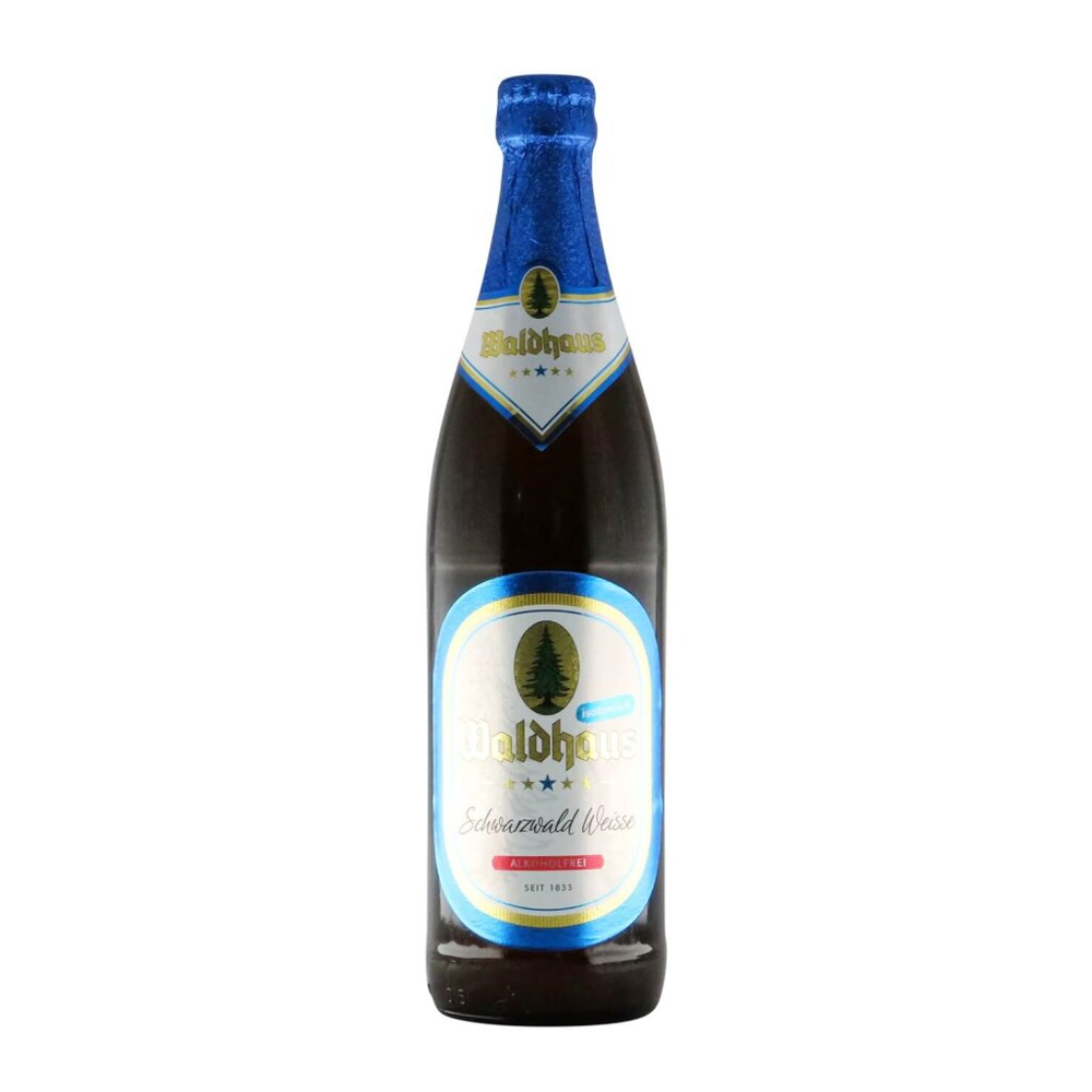 Waldhaus Schwarzwald Weisse Alkoholfrei 0,5l 0.4% 0.5L, Beer