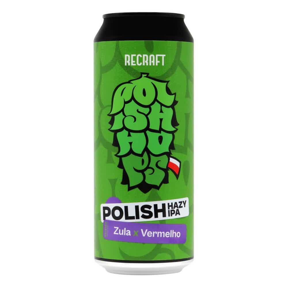 ReCraft Polish Hops: Zula x Vermelho Hazy IPA 0,5l 5.4% 0.5L, Beer