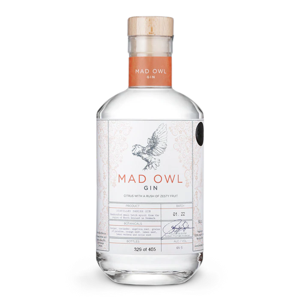 MAD OWL GIN - CITRUS 46.0% 0.5L, Spirits