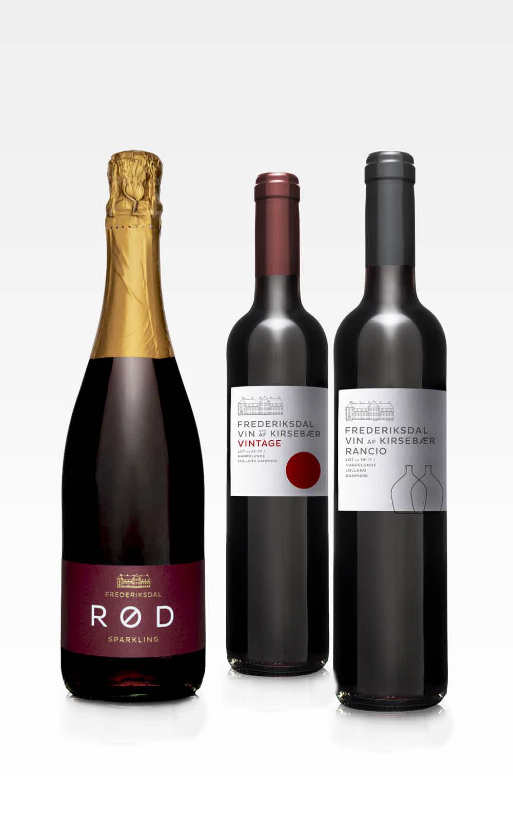 FREDERIKSDAL TASTING COLLECTION: FREDERIKSDAL RANCIO, Frederiksdal Vintage, FREDERIKSDAL RØD