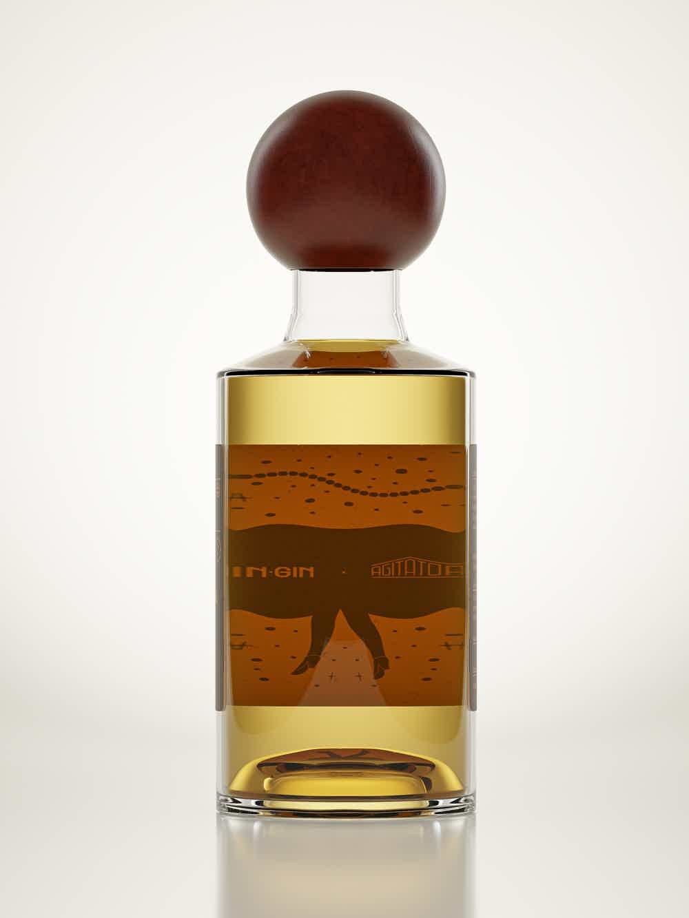 GinGin - Chestnut-aged GinGin 48.5% 0.5L, Spirits